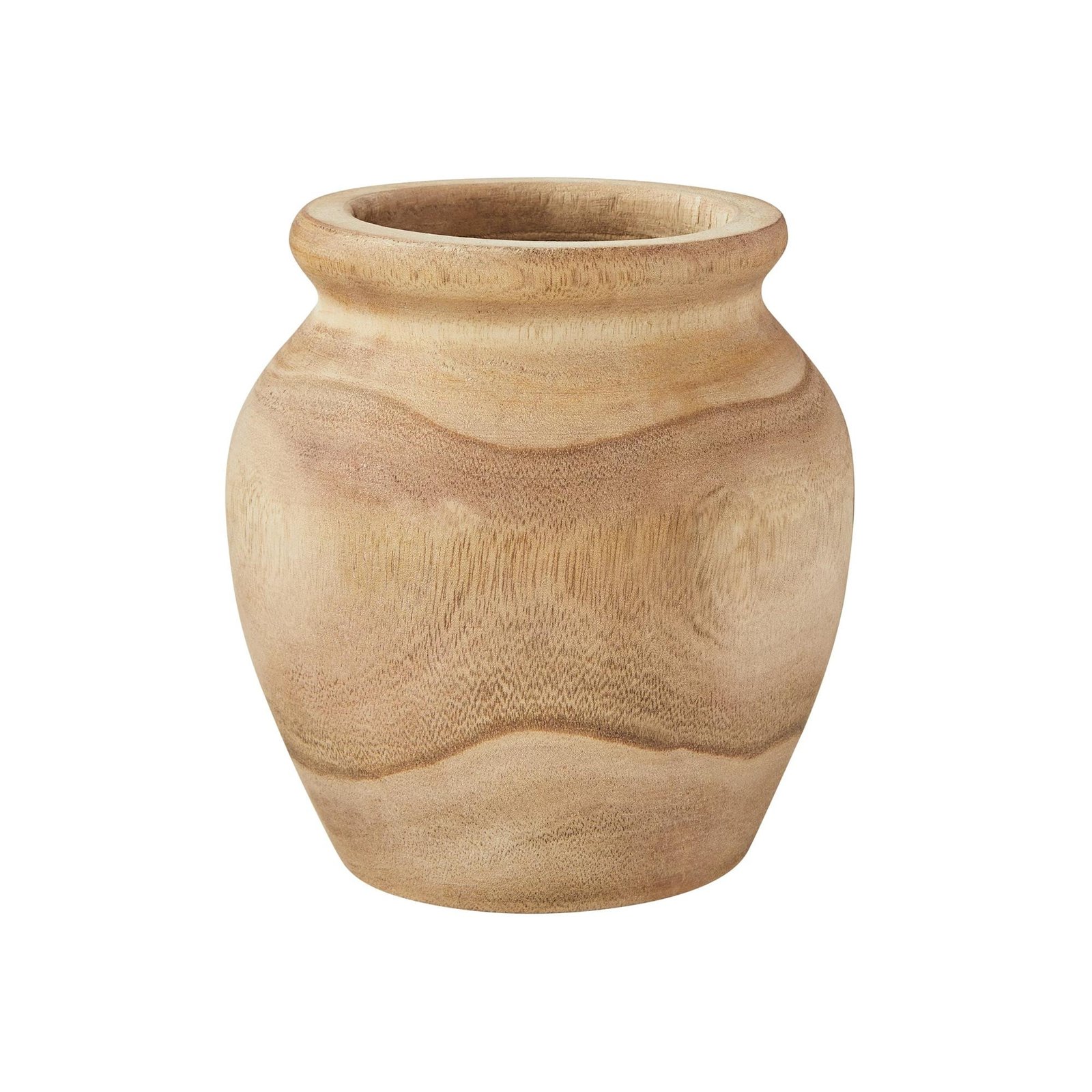 1-37 Natural Wood Vase - Image 1